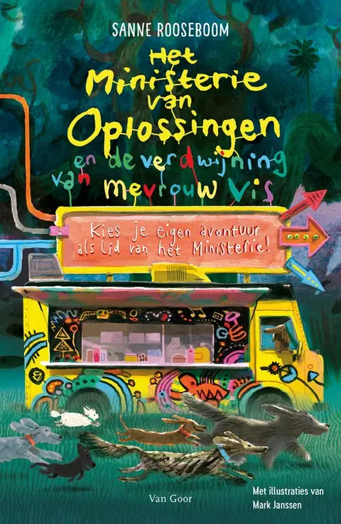 Omslag van Het Ministerie van Oplossingen en de verdwijning van mevrouw Vis