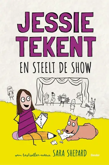Omslag van Jessie tekent en steelt de show