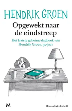 Omslag van Opgewekt naar de eindstreep