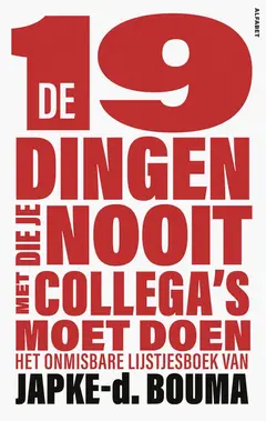 Omslag van De 19 dingen die je nooit met collega's moet doen