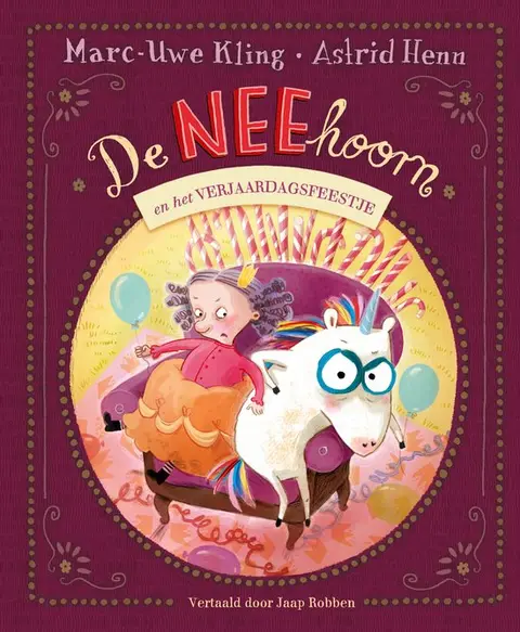 Omslag van De NEEhoorn en het verjaardagsfeestje