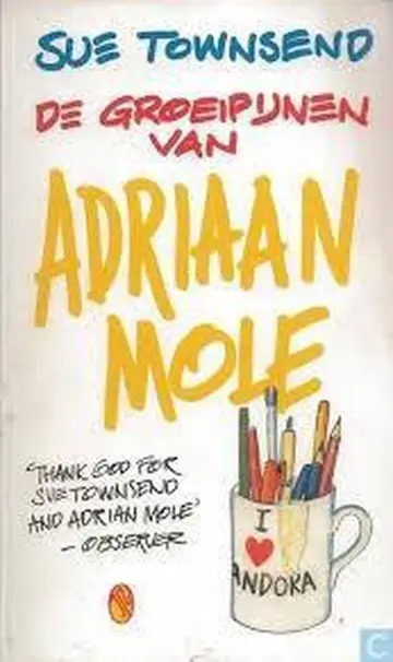 Omslag van De groeipijnen van Adriaan Mole