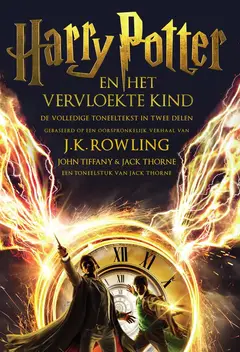 Omslag van Harry Potter en het vervloekte kind