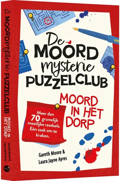 Omslag van De moordmysterie puzzelclub