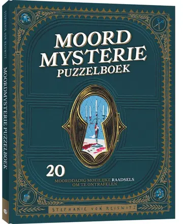 Omslag van Moordmysterie puzzelboek