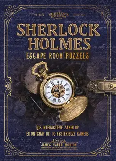 Omslag van Sherlock Holmes escape room puzzelboek