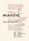 Omslag van Miavoye