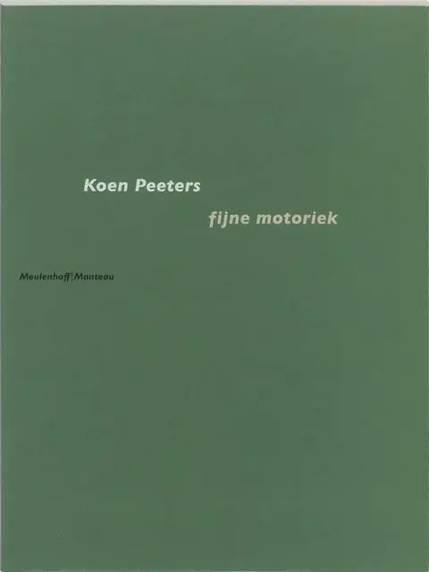 Omslag van Fijne motoriek