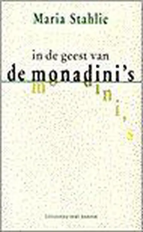 Omslag van In de geest van de Monadini's