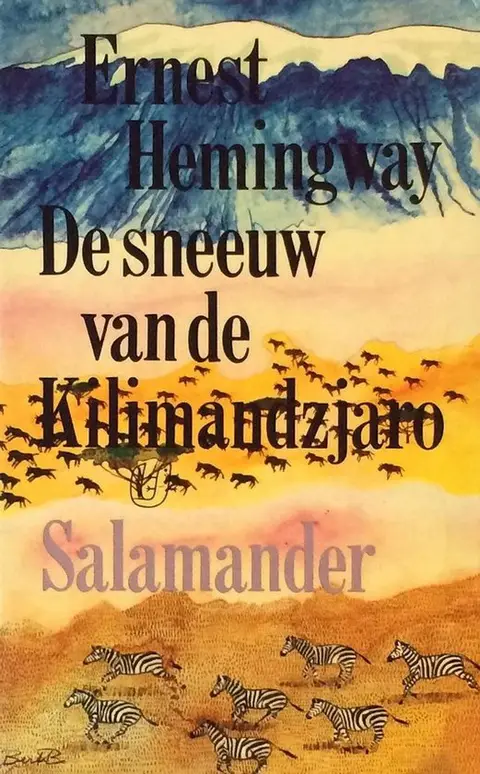 Omslag van De sneeuw van de Kilimandzjaro en andere verhalen