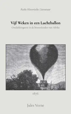 Omslag van Vijf weken in een luchtballon