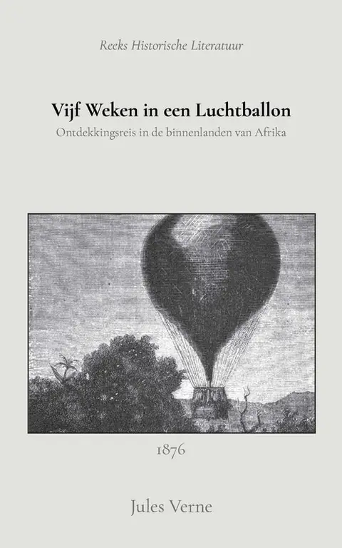 Omslag van Vijf weken in een luchtballon