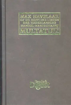 Omslag van Max Havelaar, of De koffieveilingen der Nederlandsche Handel-Maatschappij