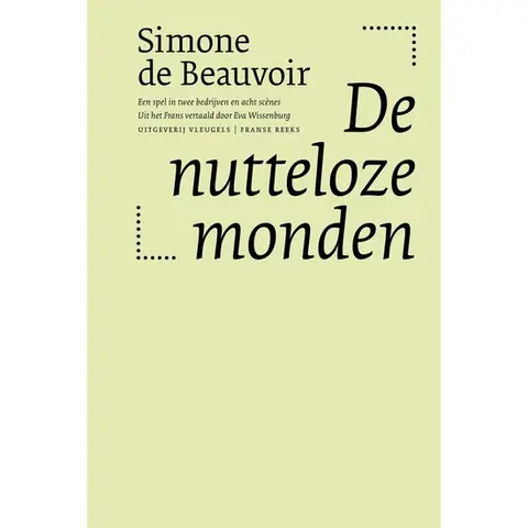 Omslag van De nutteloze monden
