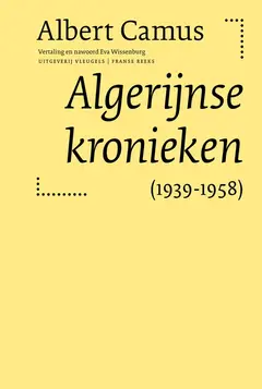 Omslag van Algerijnse kronieken (1939-1958)