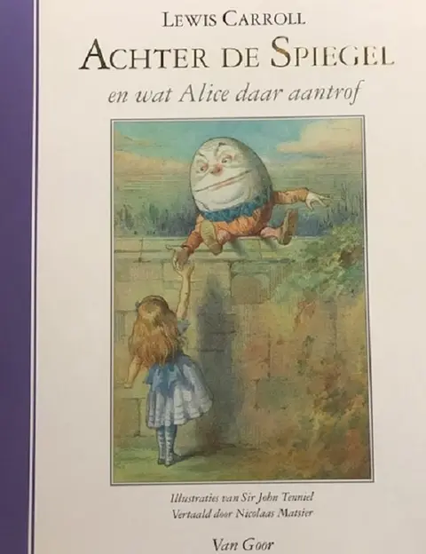 Omslag van Achter de spiegel en wat Alice daar aantrof