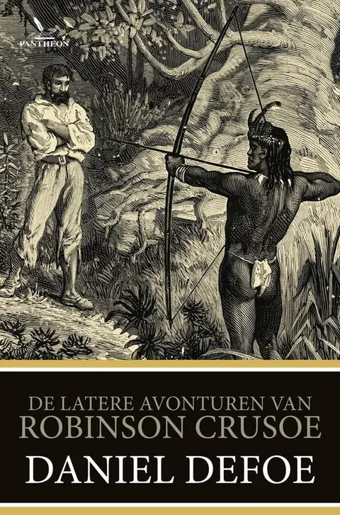 Omslag van De latere avonturen van Robinson Crusoë