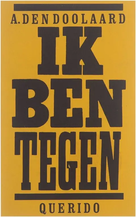 Omslag van Ik ben tegen