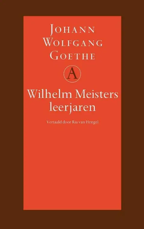 Omslag van Wilhelm Meisters leerjaren