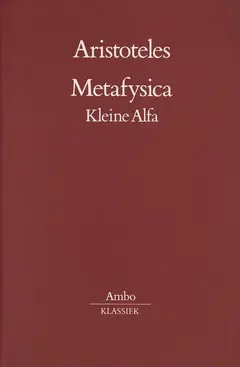 Omslag van Metaphysica, Kleine Alfa