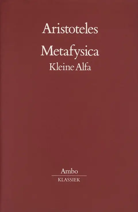 Omslag van Metaphysica, Kleine Alfa