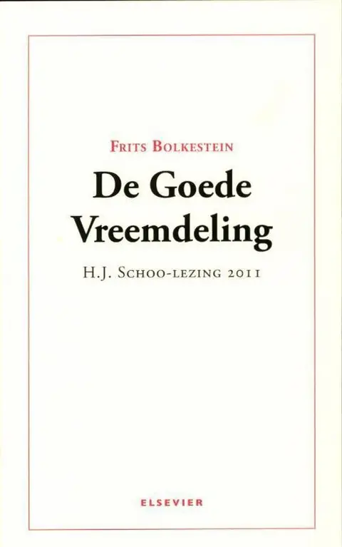 Omslag van De goede vreemdeling