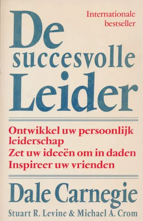 Omslag van De succesvolle leider
