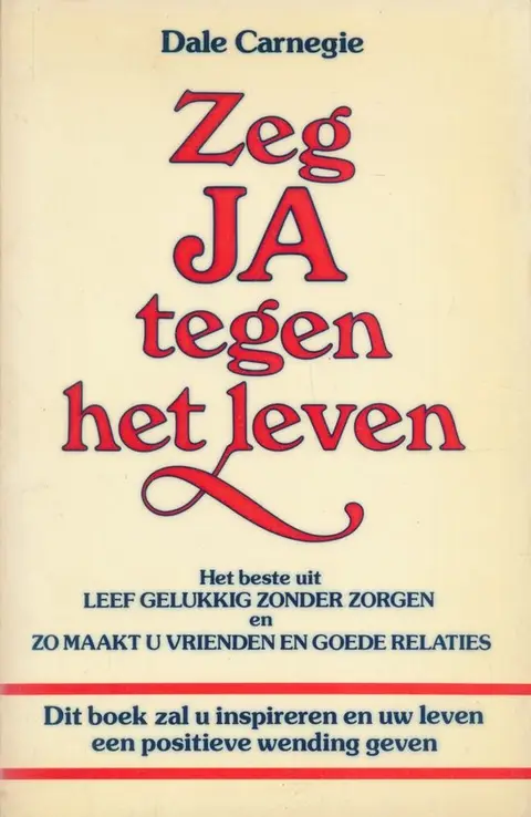 Omslag van Zeg ja tegen het leven
