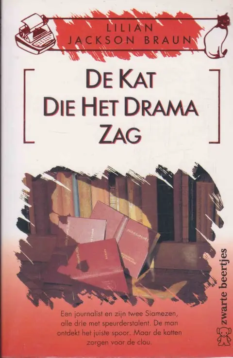 Omslag van De kat die het drama zag