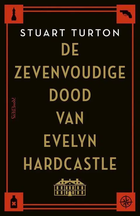 Omslag van De zevenvoudige dood van Evelyn Hardcastle