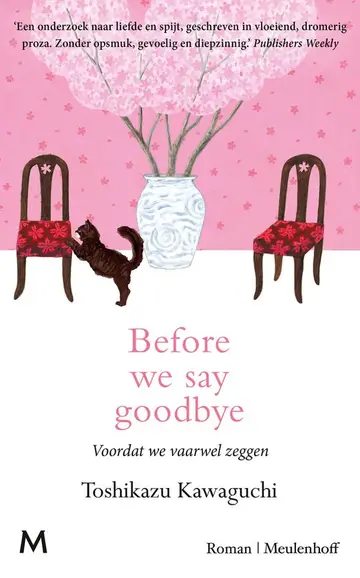 Omslag van Before we say goodbye = Voordat we vaarwel zeggen