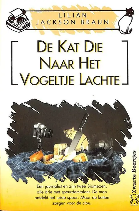 Omslag van De kat die naar het vogeltje lachte