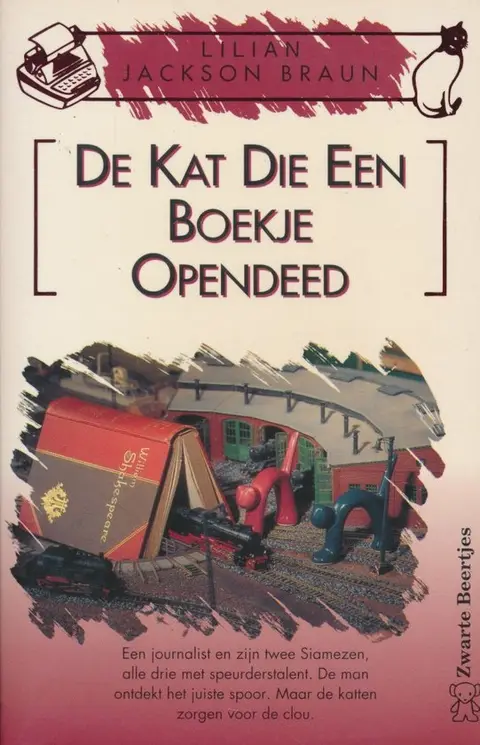 Omslag van De kat die een boekje opendeed