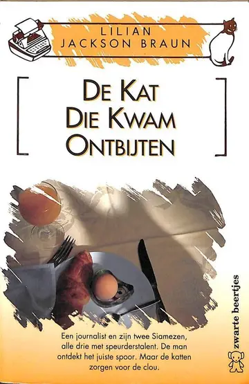 Omslag van De kat die kwam ontbijten
