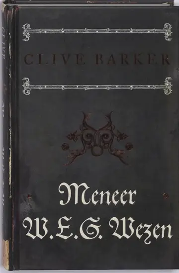 Omslag van Meneer W.E.G. Wezen